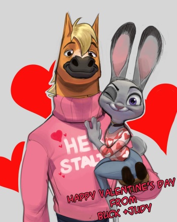 [TheHumanCopier] Judy and Buck (Zootopia) cover