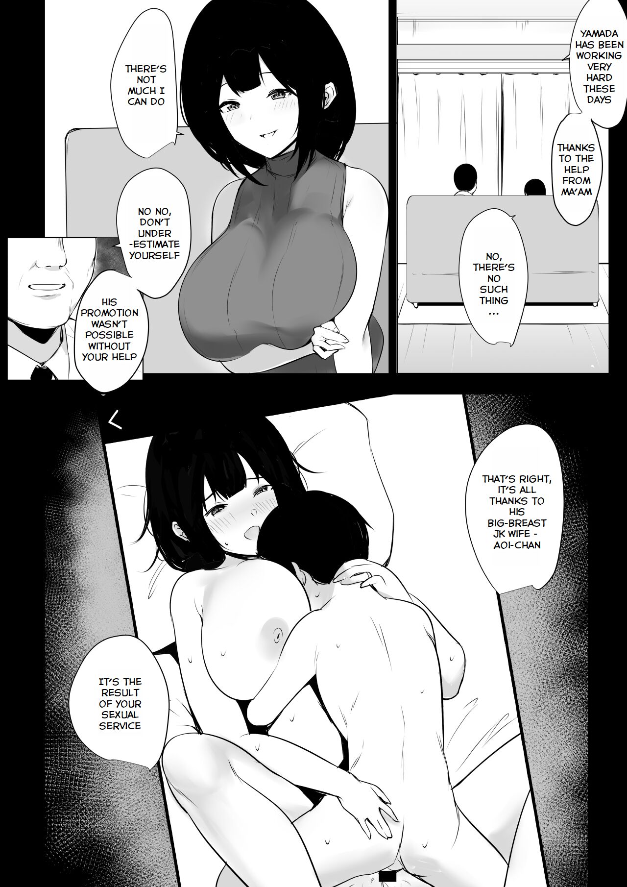 Boku dake ni Amaesasete Kureru Kyonyuu JK Tsuma o Hoka no Otoko ni Dakasete Mita 4 page 9 full