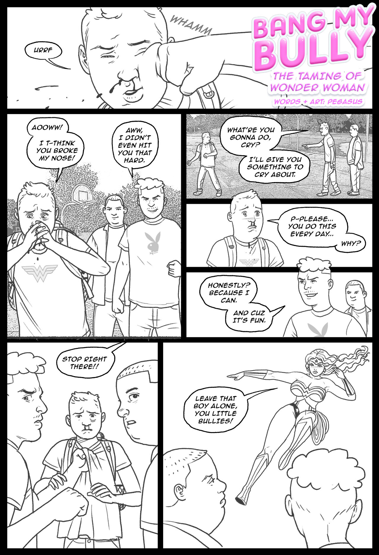 Bang my Bully 2 - Wonder Woman page 1 full