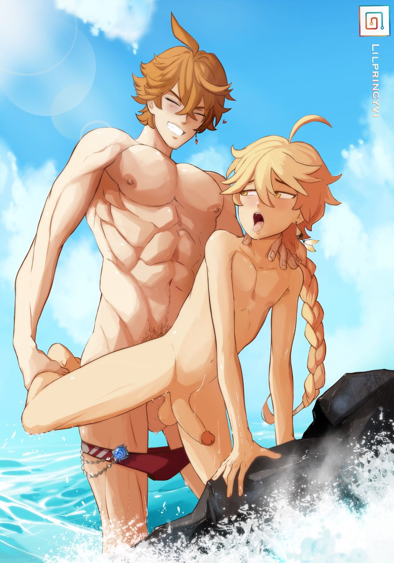 Genshin Gangbang "Summer Edition" page 6 full