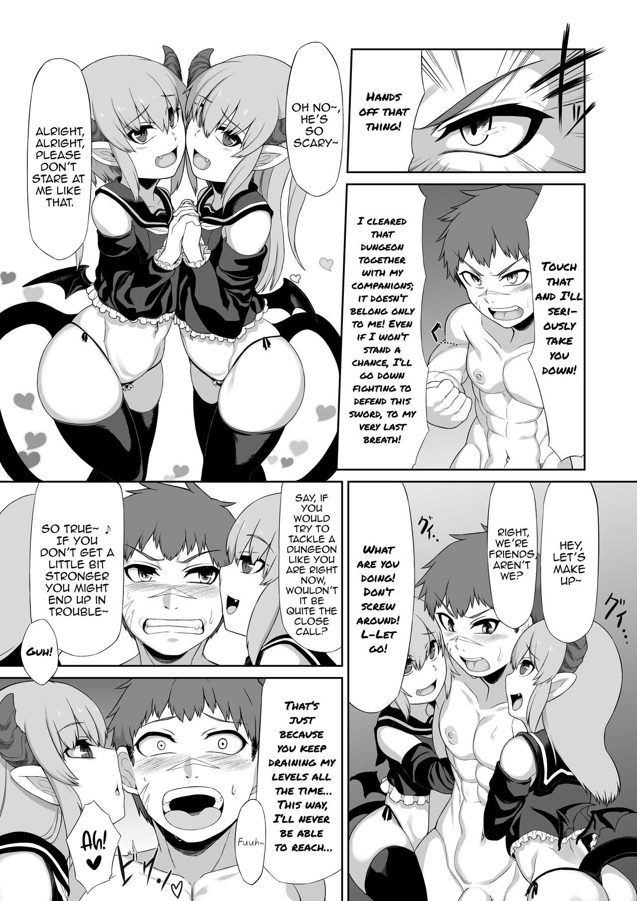 Futago Succubus to Mahou no Onaho | The Succubus Twins and the Magical Onahole page 12 full