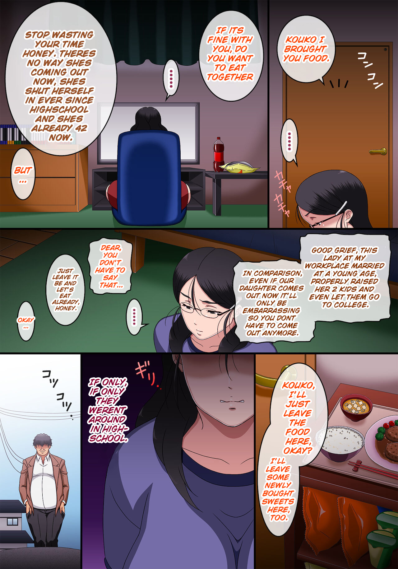 Something unbelievable happened when I stopped time for 1 month and violated a 42 year old hikikomori woman page 3 full