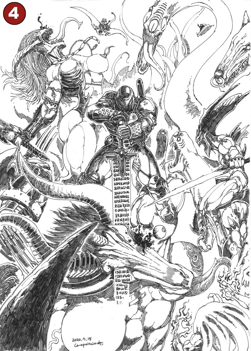 Whm40K × DOOM page 4 full