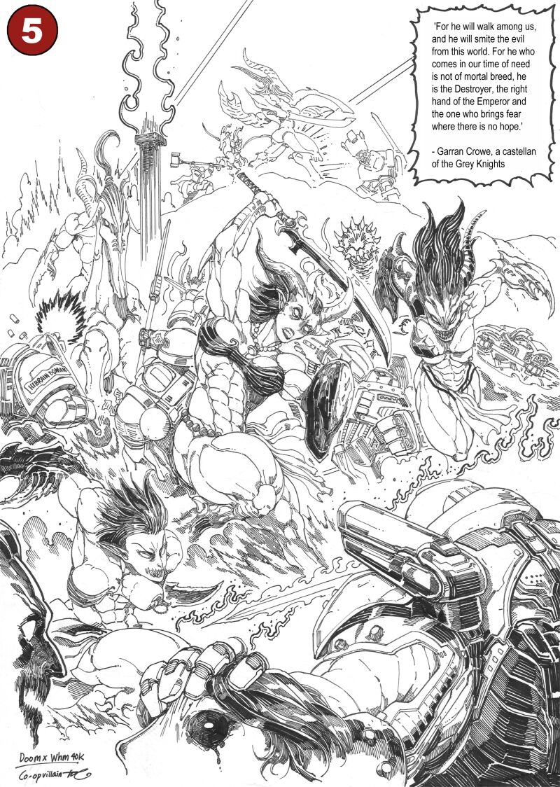 Whm40K × DOOM page 5 full