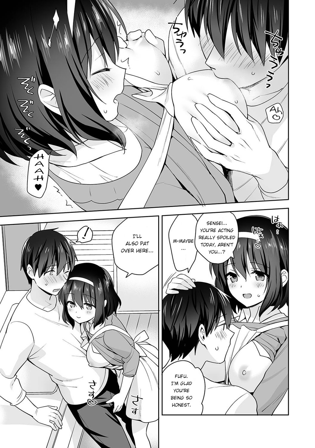 Amayakashi Jouzu no Nagasato-san ~Hokenshitsu de Yoshi Yoshi Ecchi!~ Ch. 10 page 12 full