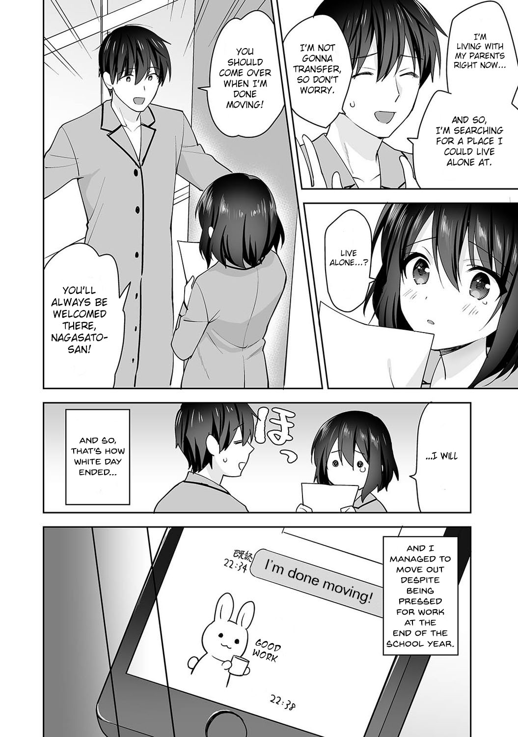 Amayakashi Jouzu no Nagasato-san ~Hokenshitsu de Yoshi Yoshi Ecchi!~ Ch. 10 page 3 full