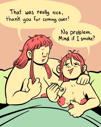 [BonerBob] Pam and June smoke [English] (OC) cover
