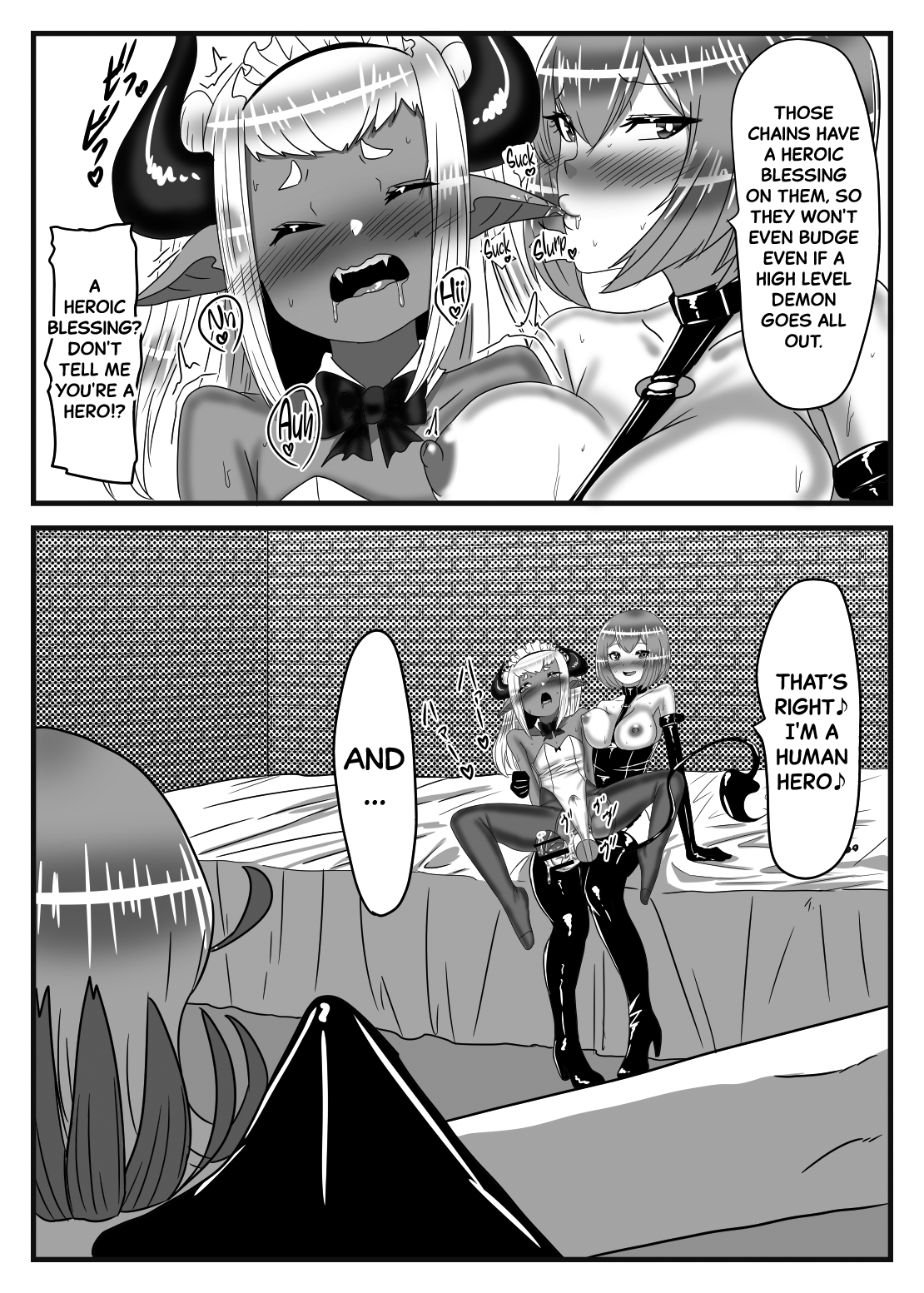 Futanari Yuusha no Maou Rouraku 3 | The Futanari Hero's Allurement of The Demon Lord 3 page 12 full