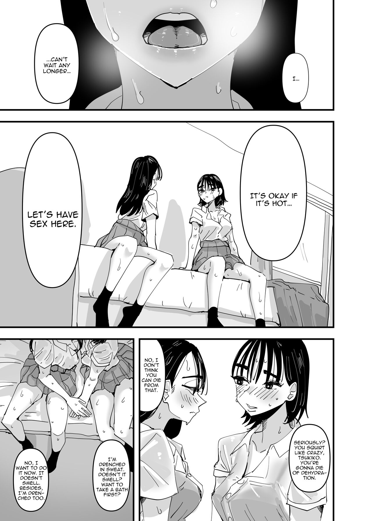 JK Couple ga Asedaku de Ecchi Suru Dake | Just A Couple JKs Having Sultry Sweaty Sex page 11 full