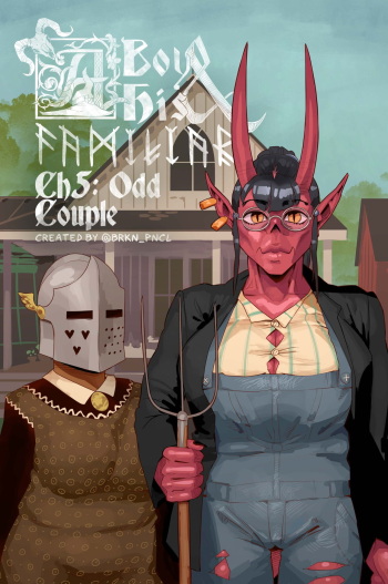 [BrknPncl] A Boy & His Familiar | Ch.5: Odd Couple [English+textless][unfinished] cover