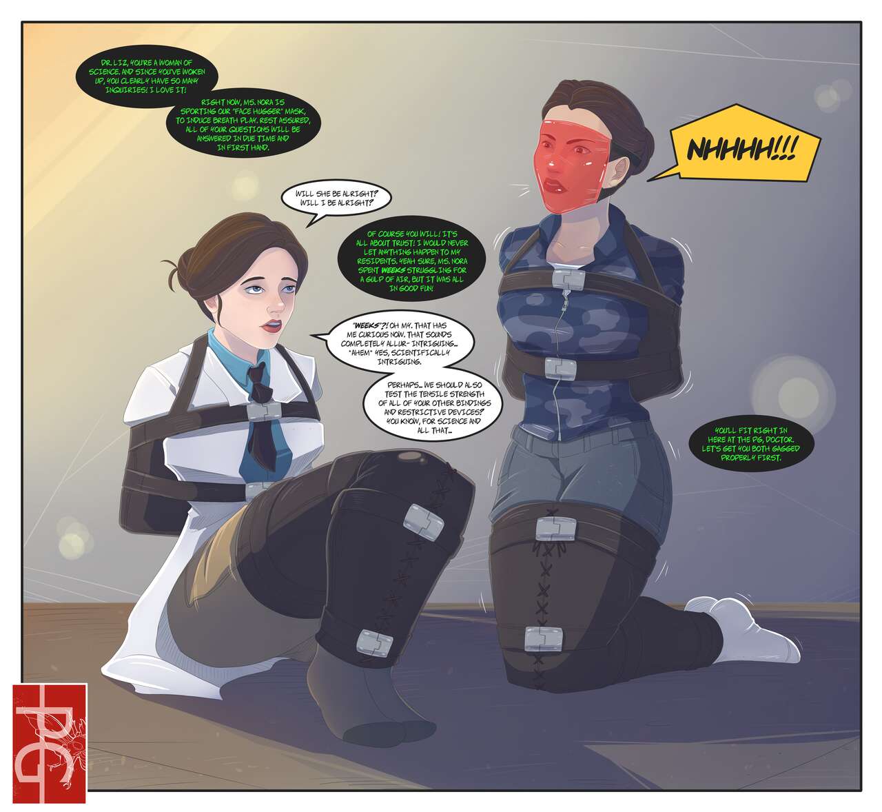 R&D ft. Elizabeth Grey & Nora Salter page 6 full