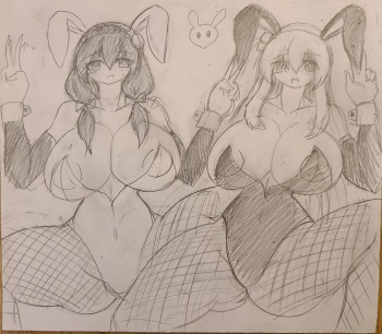 [Chingaez] Bocchi X Yunyun Bunny gals cover