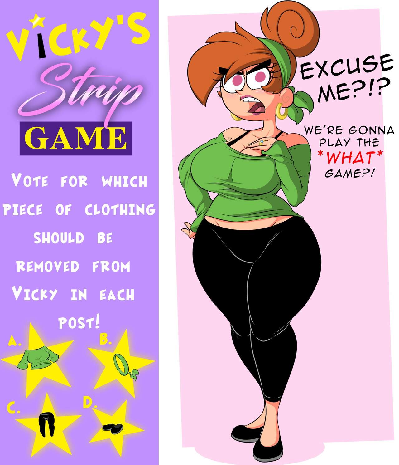 MILF Vicky's Stripgame page 1 full