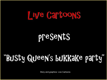 Busty Queen Bukkake party - intro cover