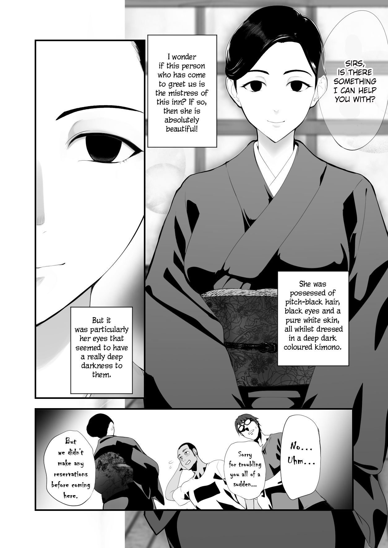 Hairyokan de no Ero Kyoufu Taiken | A Terrifying Erotic Experience at an Abandoned Inn page 4 full