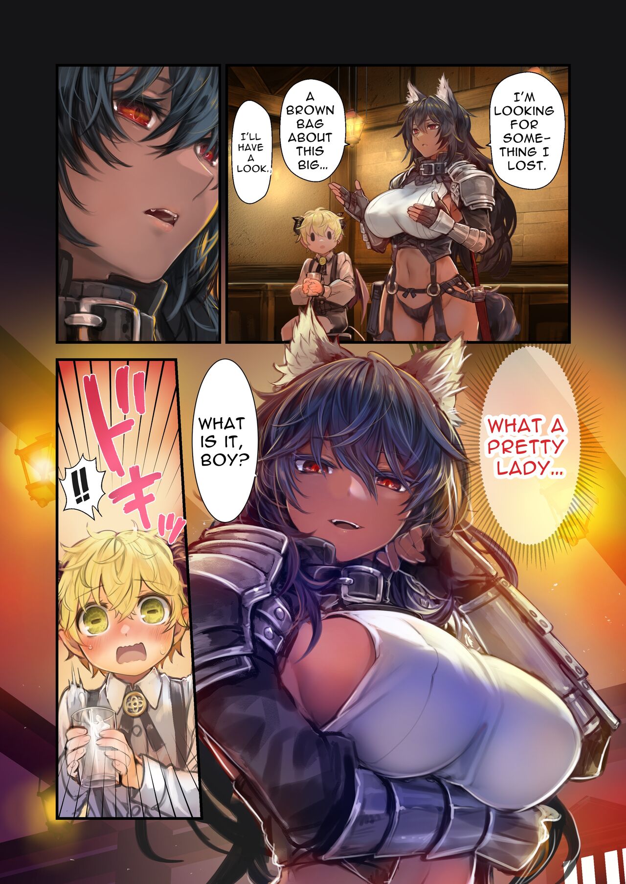 MILK -Shota Inma ga Onee-san-tachi ni Hasamareru Banashi- | MILK -A story About An Incubus Being Fondled By Two Onee-sans- page 7 full