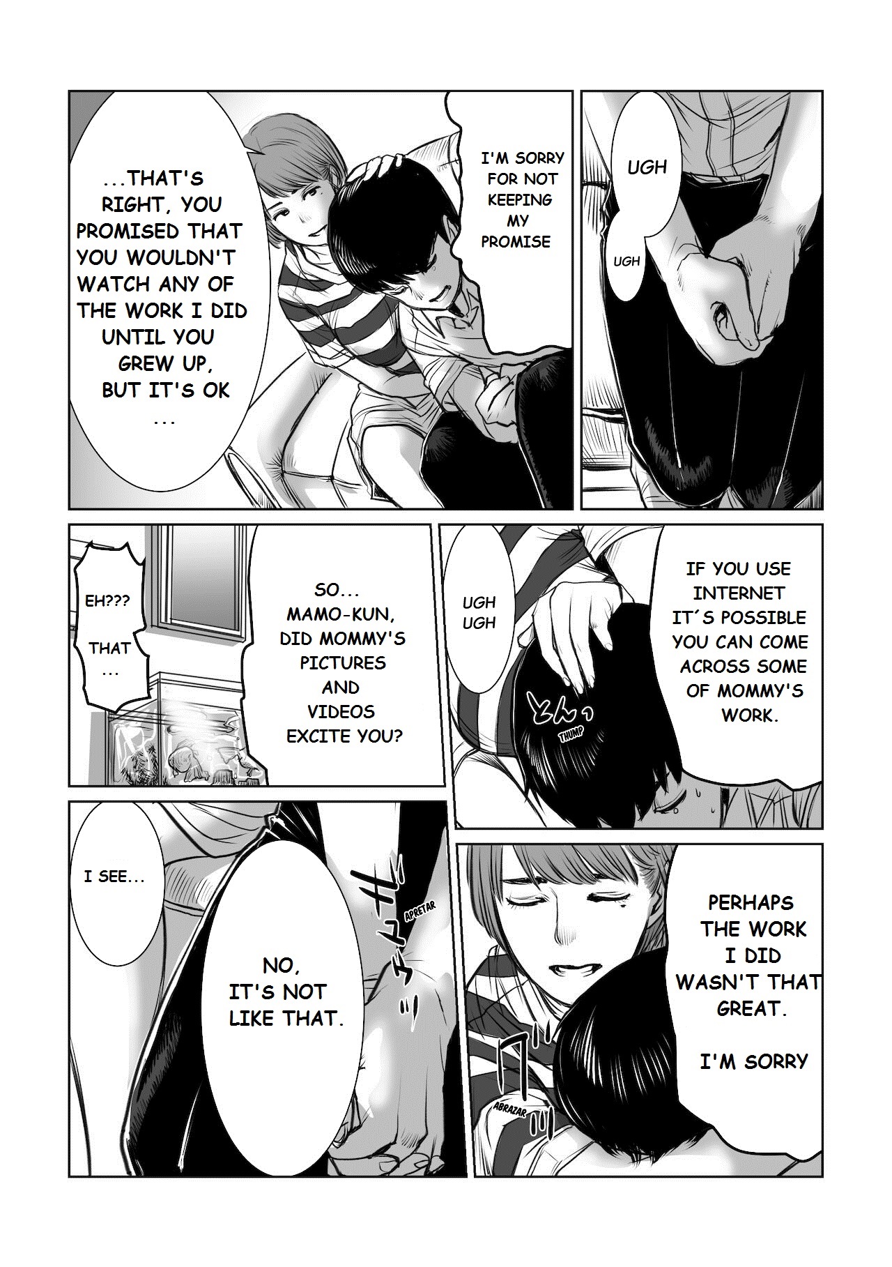 Mama wa Moto GraDol Boku wa Gaman Dekinai page 9 full