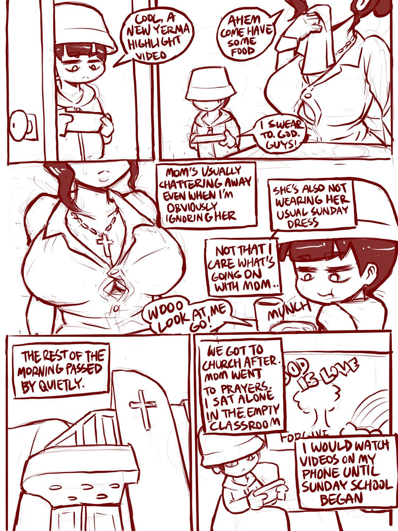 Single Mom Incest Comic page 5 full