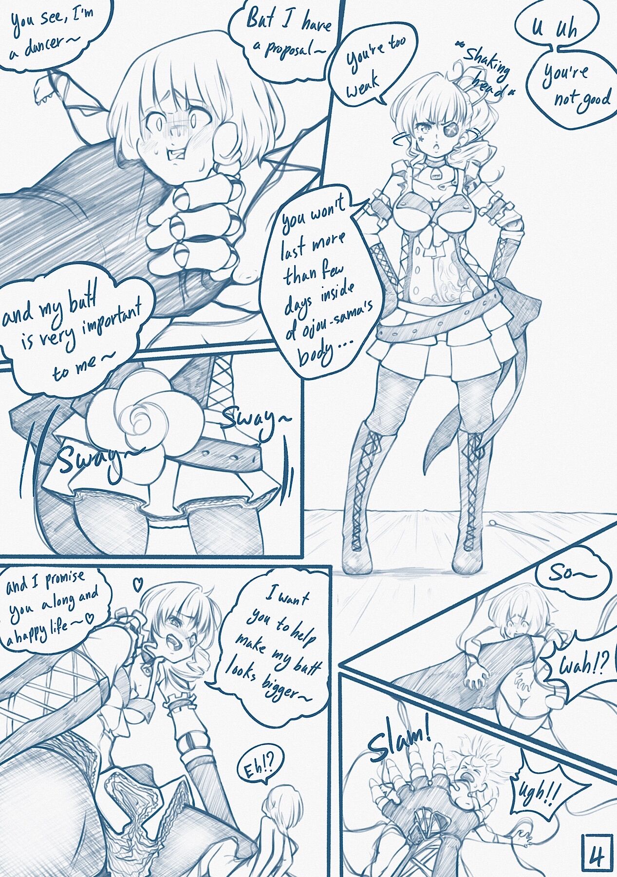 Unfinished Comic page 4 full