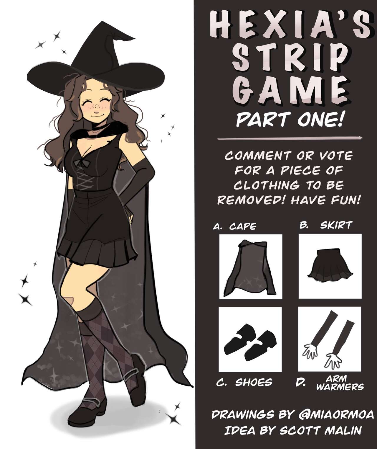 Hexia's Strip Game page 1 full