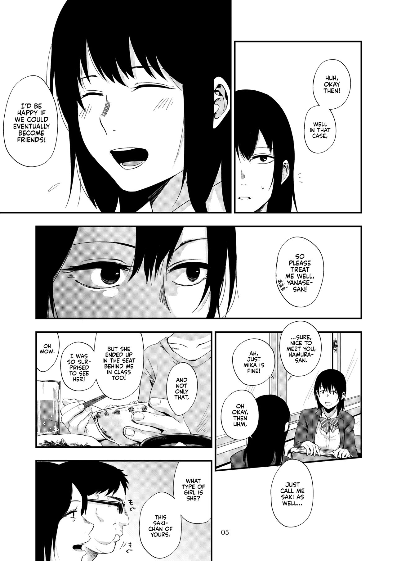 Saki to Mika | Saki and Mika page 4 full