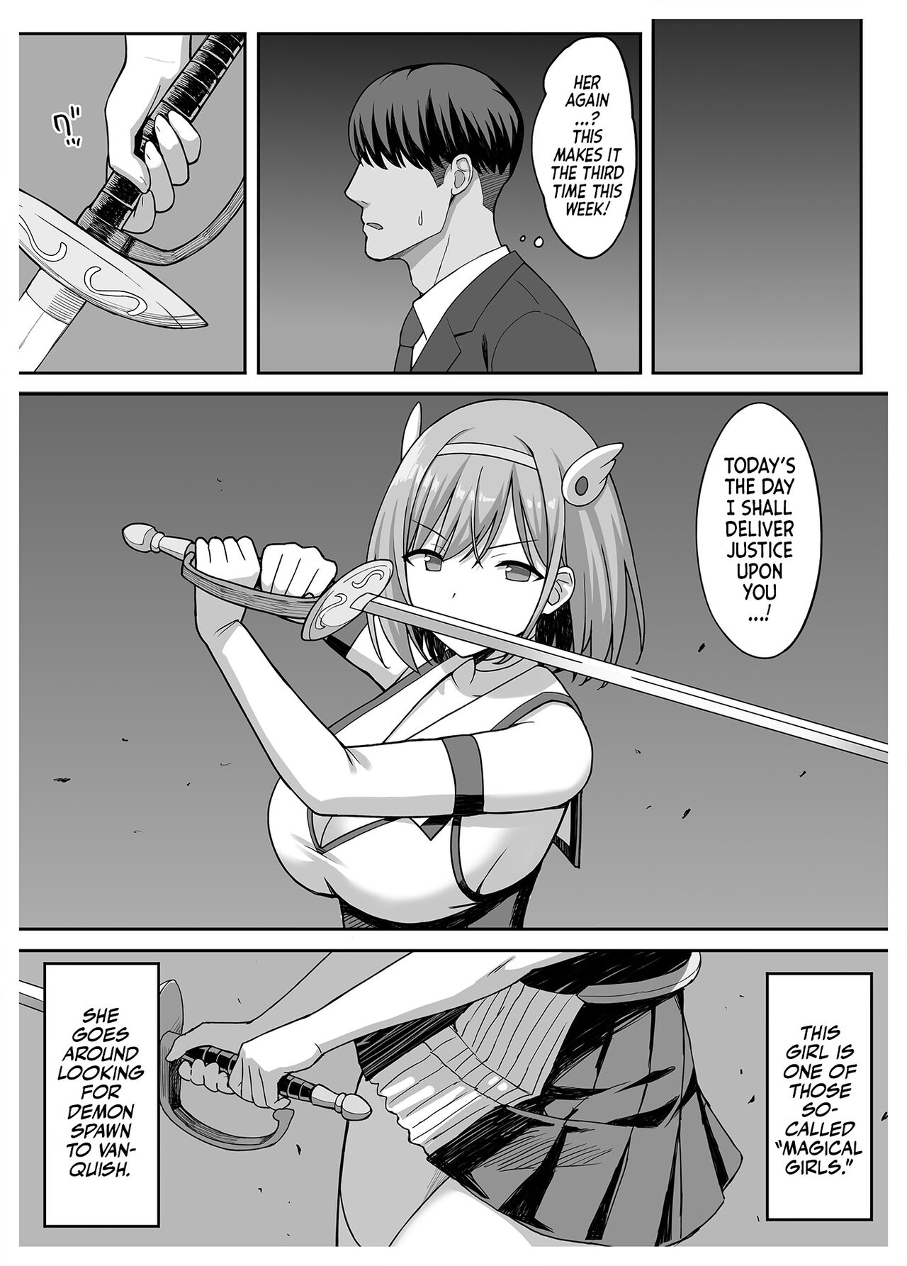 Henshin Heroine to Mazoku no Ore | The Magical Girl and Me! page 5 full
