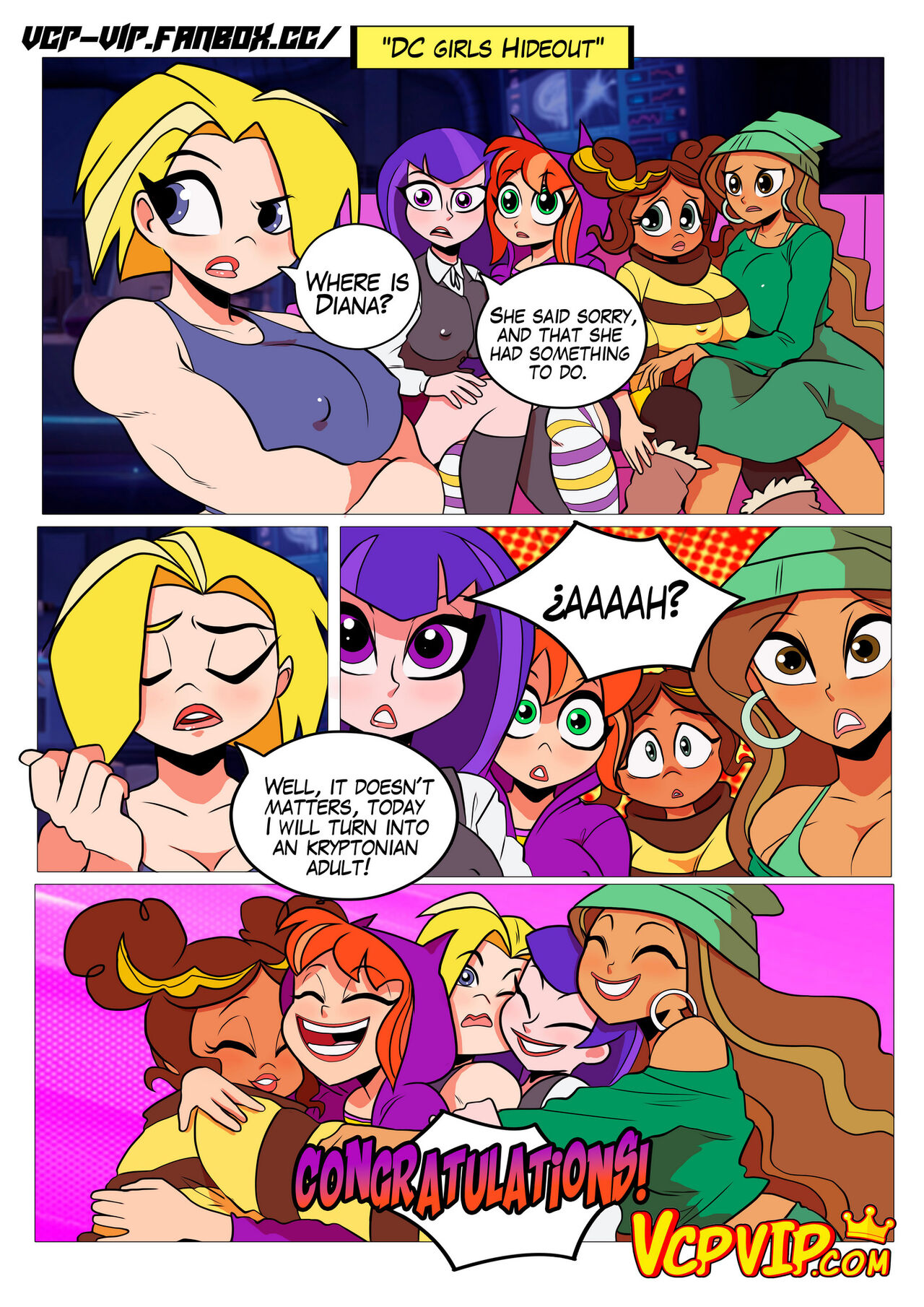 Super Hero Girls Supergirl in Heat page 4 full