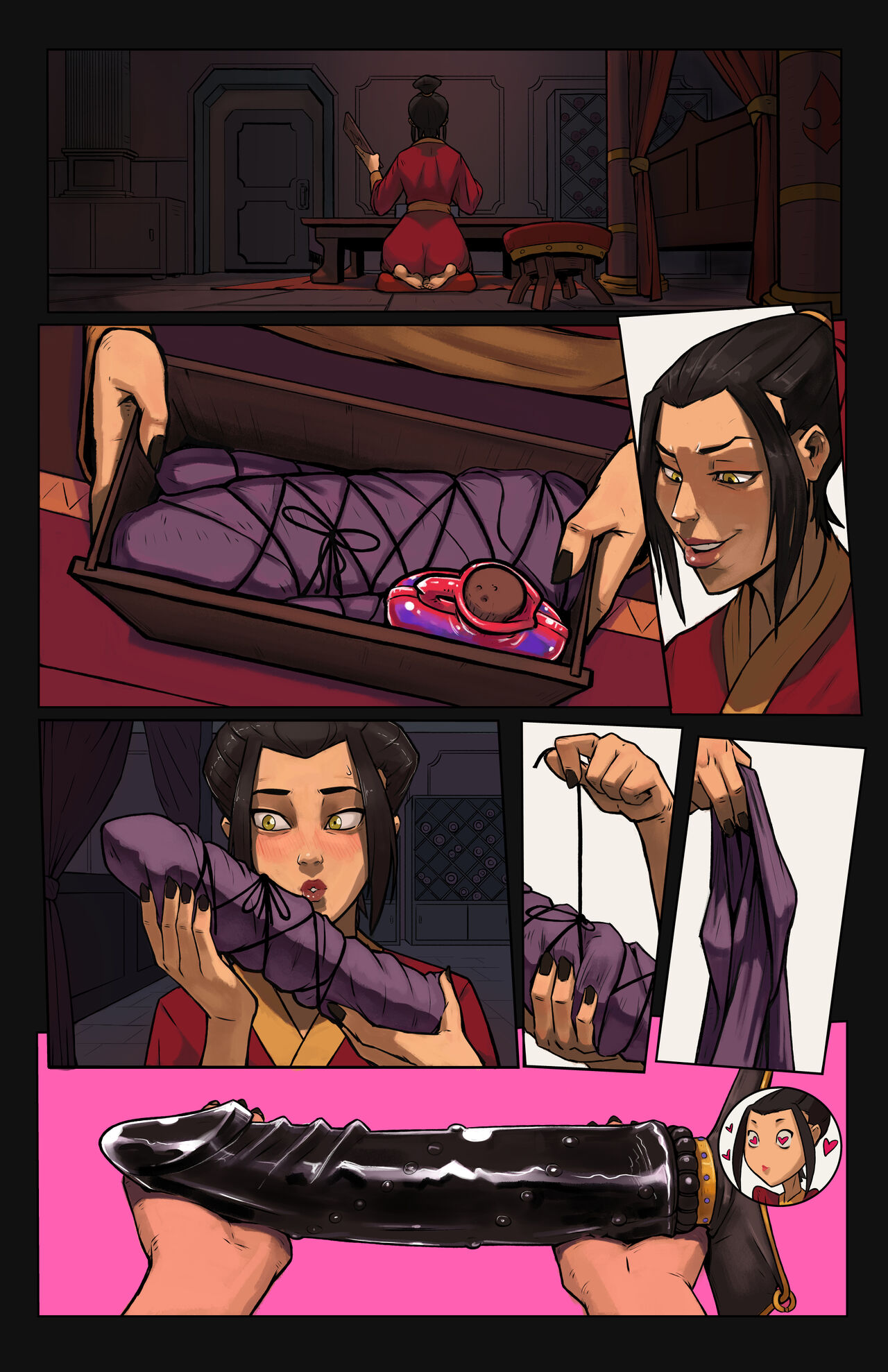 Azula & dildo page 1 full