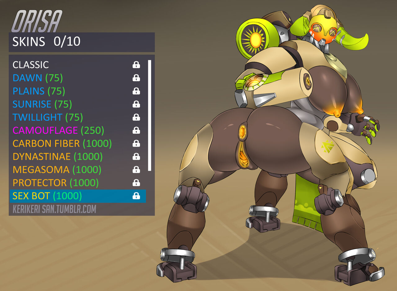 Orisa Sex Bot Skin page 2 full