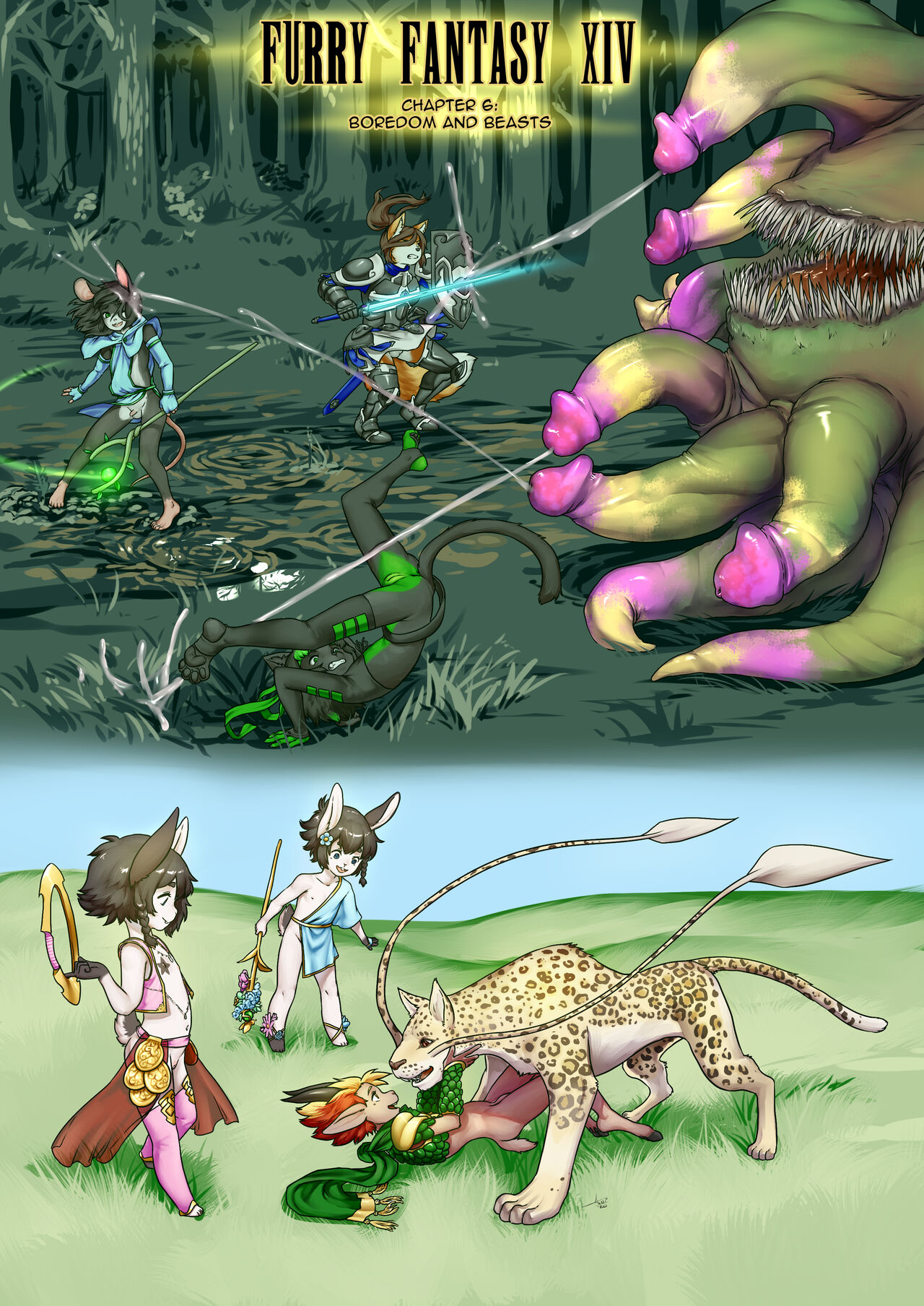 Furry Fantasy XIV Chapter 6 page 1 full