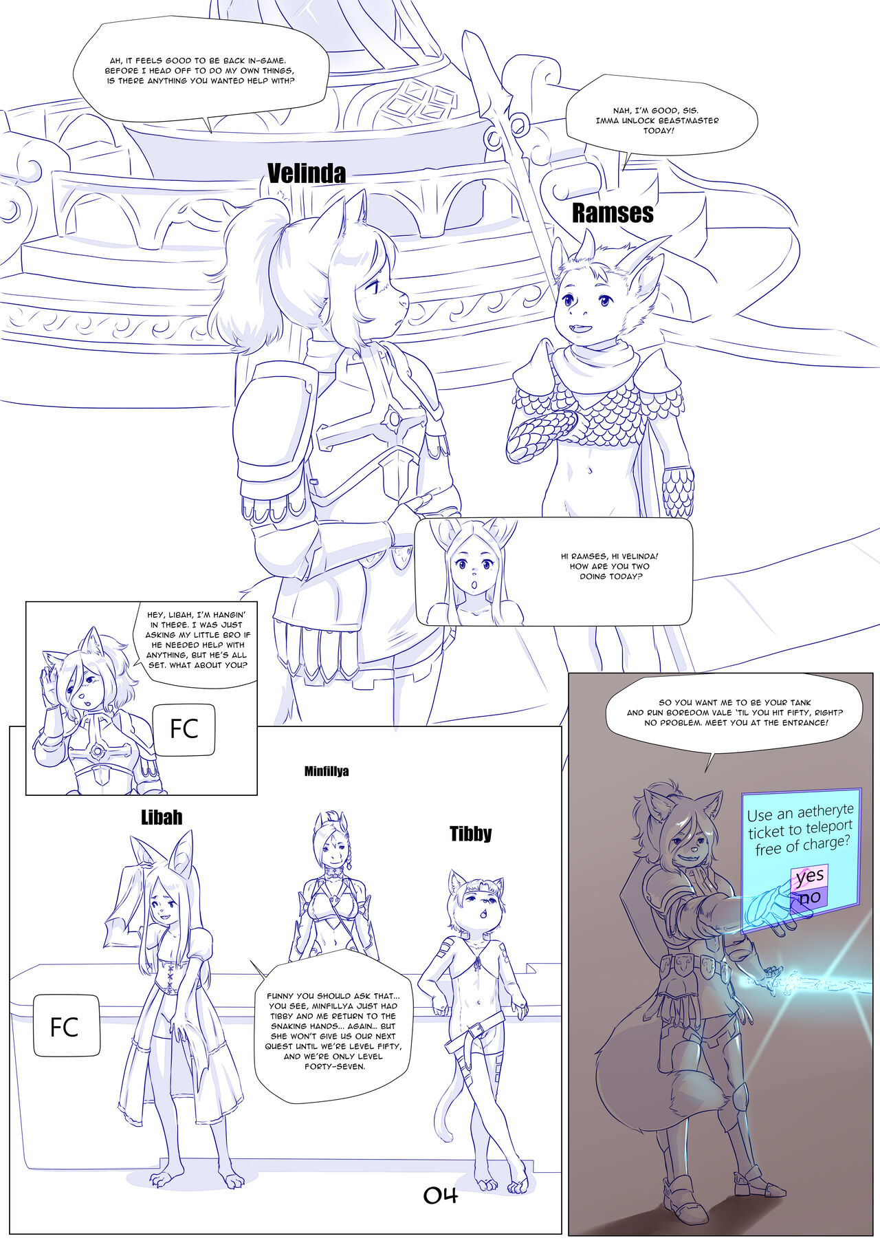 Furry Fantasy XIV Chapter 6 page 5 full