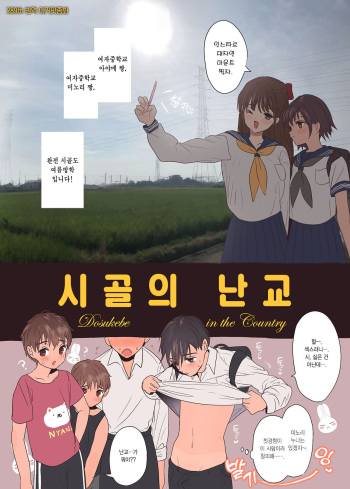 [Yurerutikuwabu (Numata Chihiro)] Inaka no Rankou | 시골의 난교 [Korean] [이거맛좀봐] [Digital] cover
