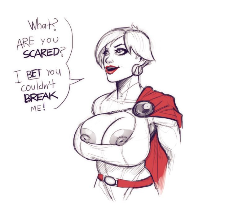 Power Girl on Darkseid page 12 full