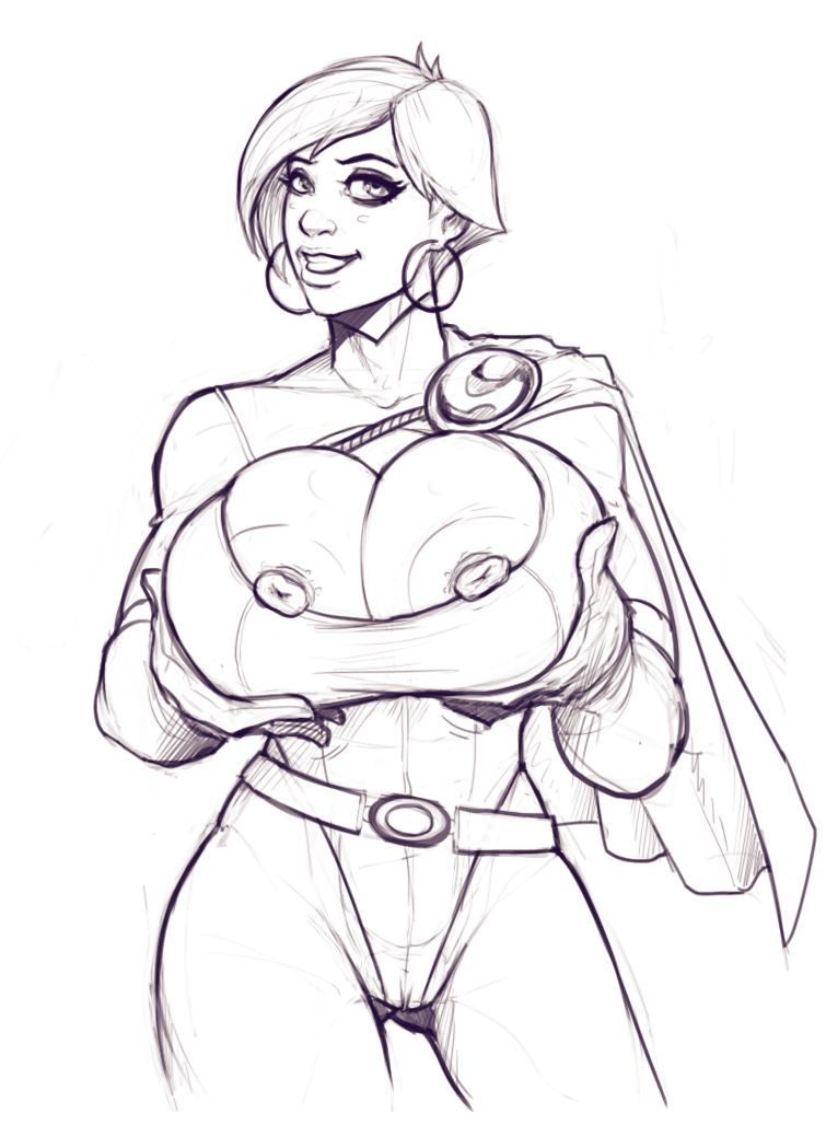 Power Girl on Darkseid page 9 full