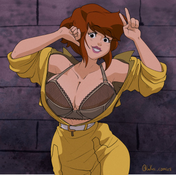[Inker Comics] April O'Neil Comic (Teenage Mutant Ninja Turtles) cover