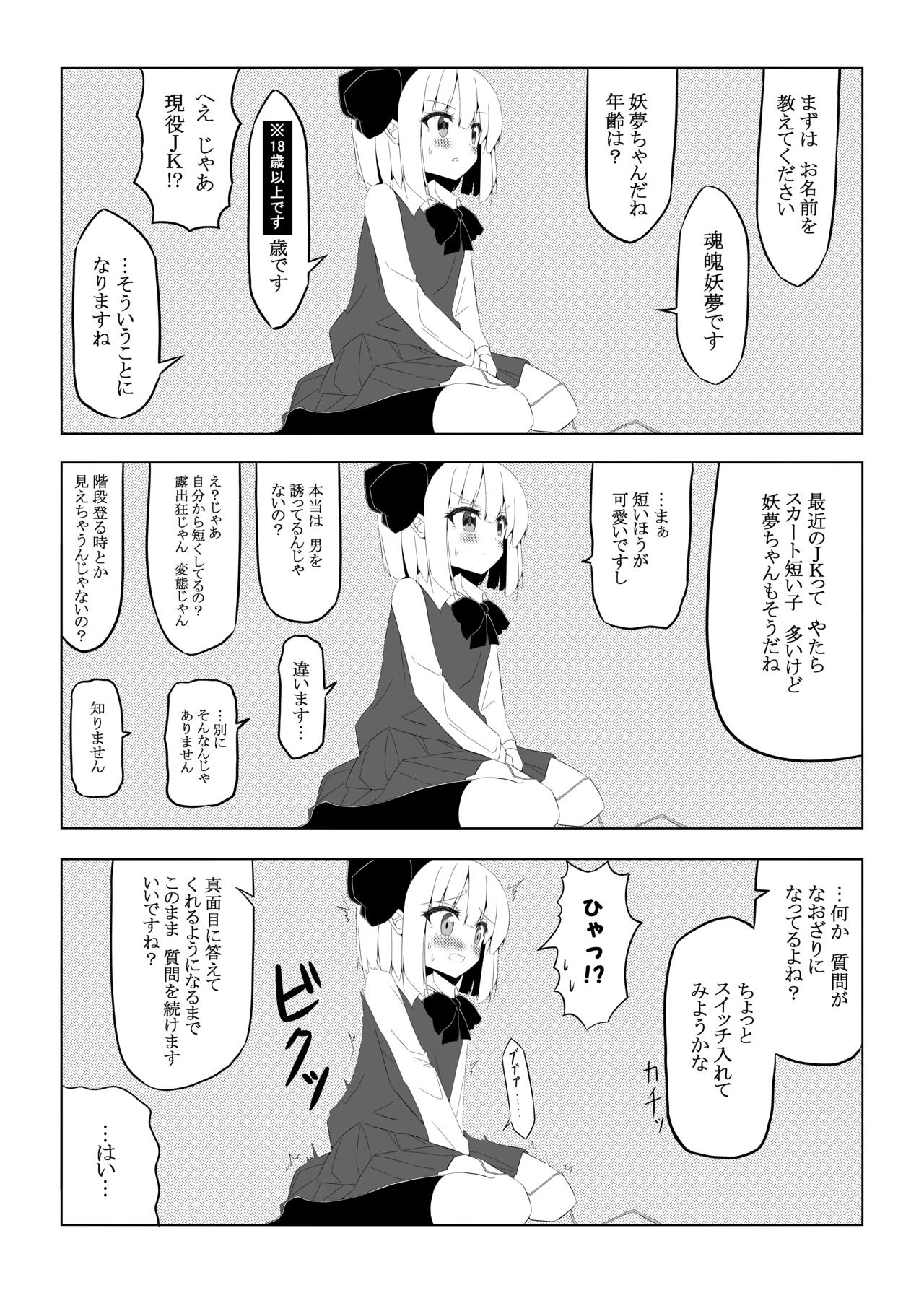Youmu-chan ni 3-man Yen de Chotto Ecchi na Interview o Onegai shite mita. page 3 full