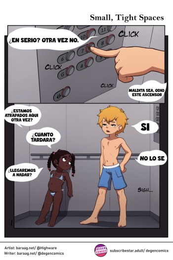 [Degen Comics (Highware)] Small, Tight Spaces [Spanish](En proceso) cover