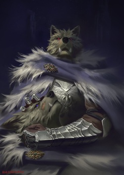 A shadow, baleful one