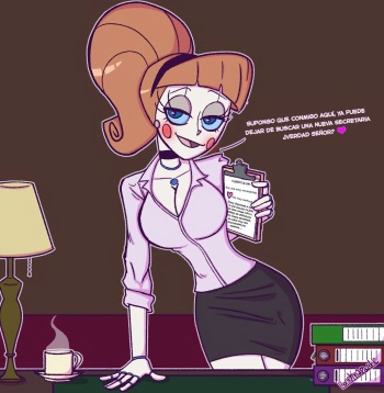 [HoneyMapache] Secretaria Molly (Emmy the robot) cover