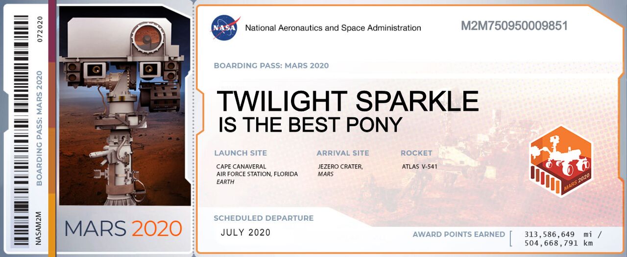 Twilight Sparkle Made It To Mars page 1 full