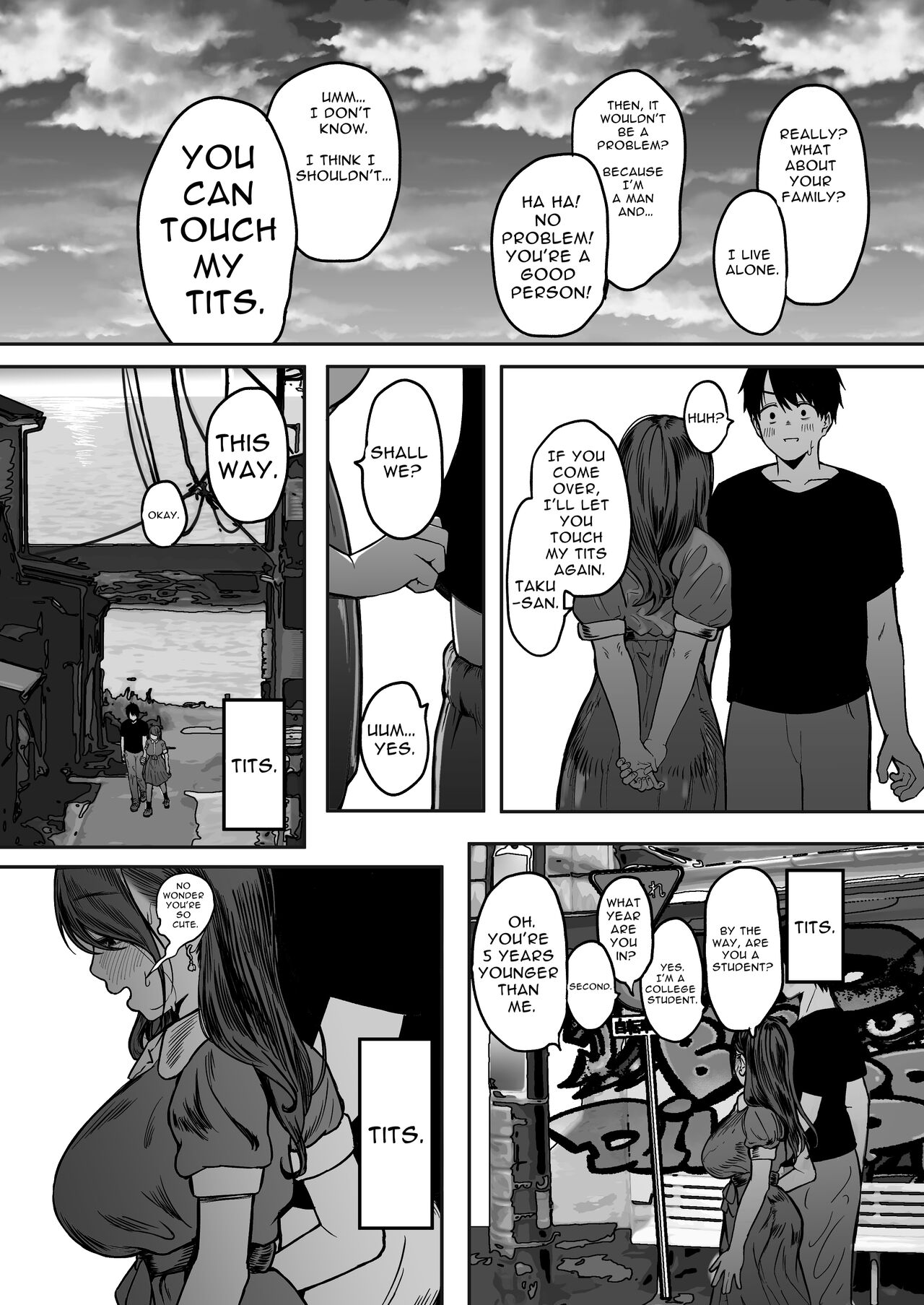 Konna ni Seiyoku Tsuyoi Oneesan dato Watter Itara Ie Made Tsuiteikanakatta!! | If only I had known she was such a slut, I would never have followed her home!! page 12 full