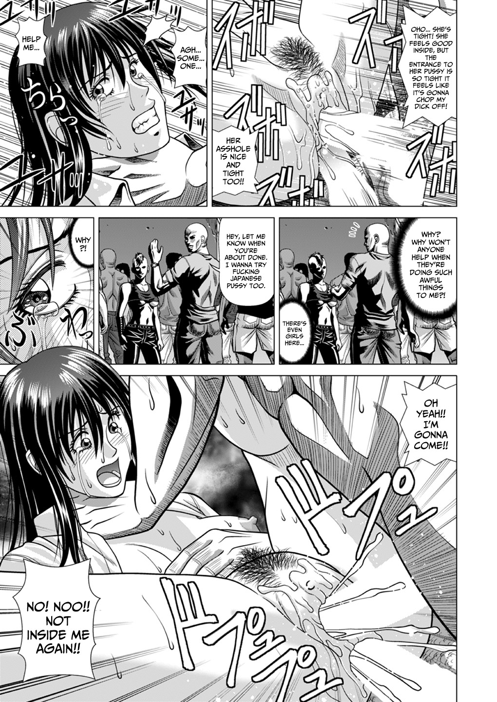 Slum-gai ni Tsurete ikareta Watashi ~Hitchhike de Rinkan Jigoku~ | I Was Taken Into the Slums - My Hitchhiking Gang Rape Hell page 12 full