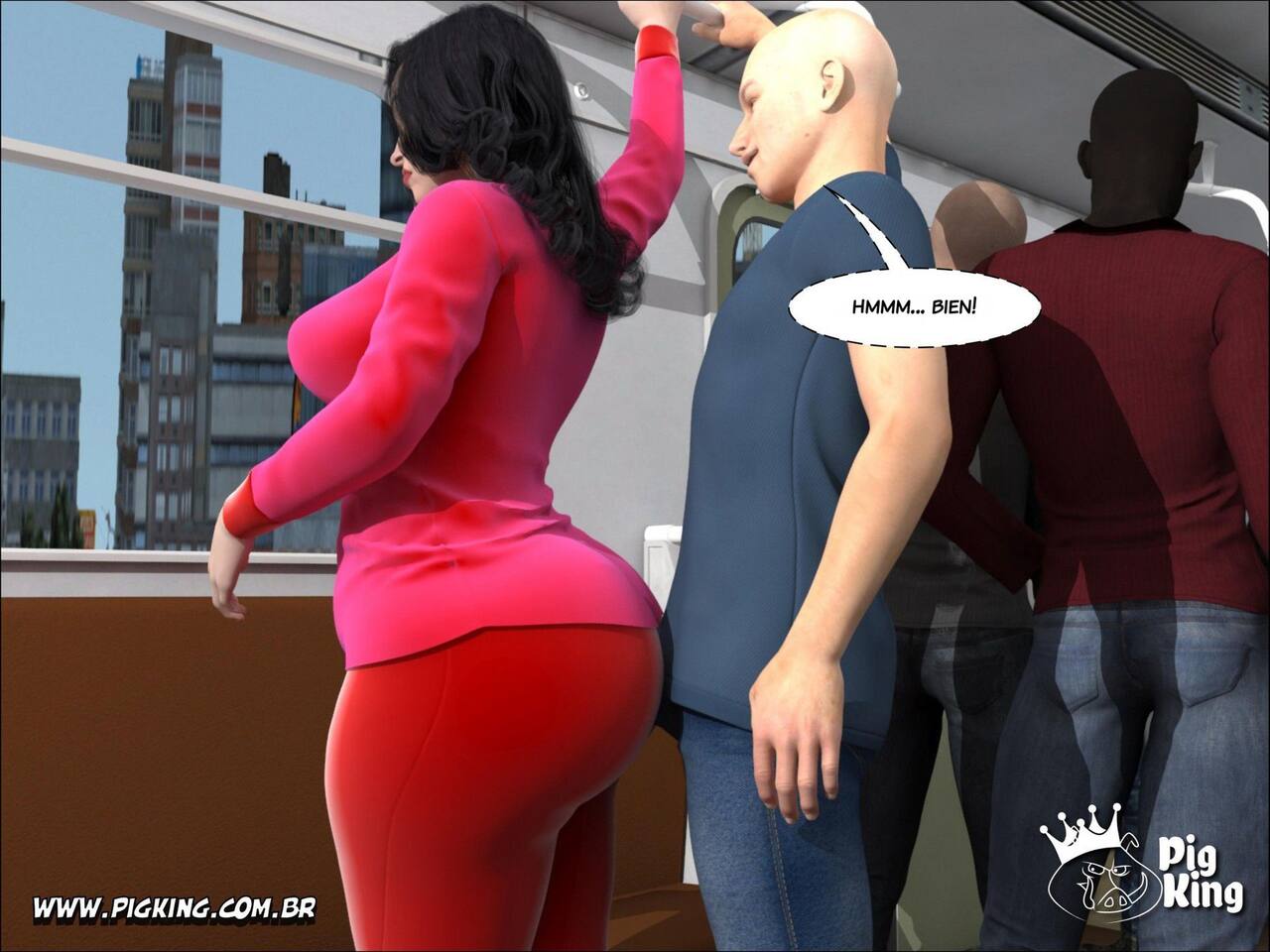 Brigitte, rush hour - Brigitte, heure de pointe - French page 11 full