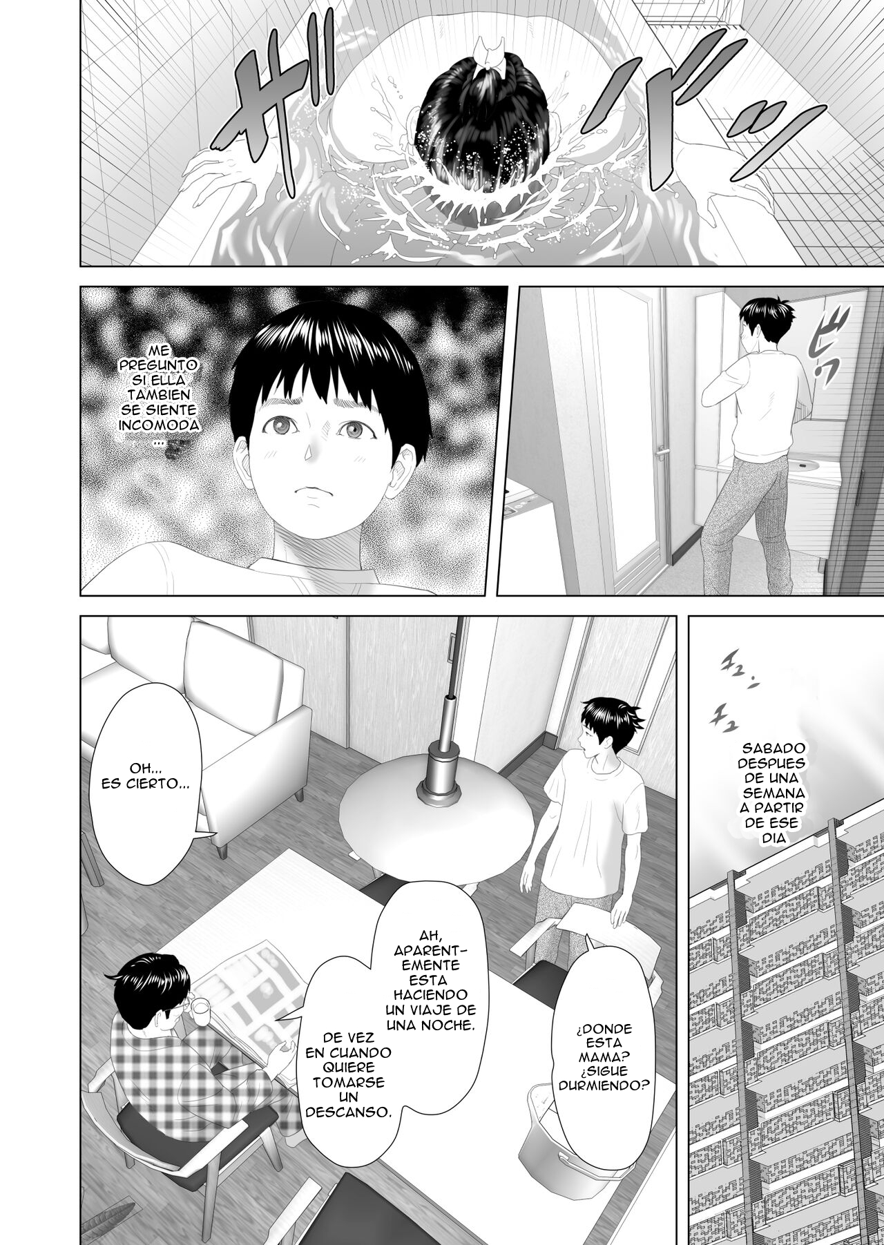 Kinjo Yuuwaku Boku ga Okaa-san to Konna Koto ni Nacchau Hanashi 3 - Neiri Hen | Neighborhood Seduction The Story About How I Came To Be Like This With My Mother 3 - First Sleep Volume español page 6 full