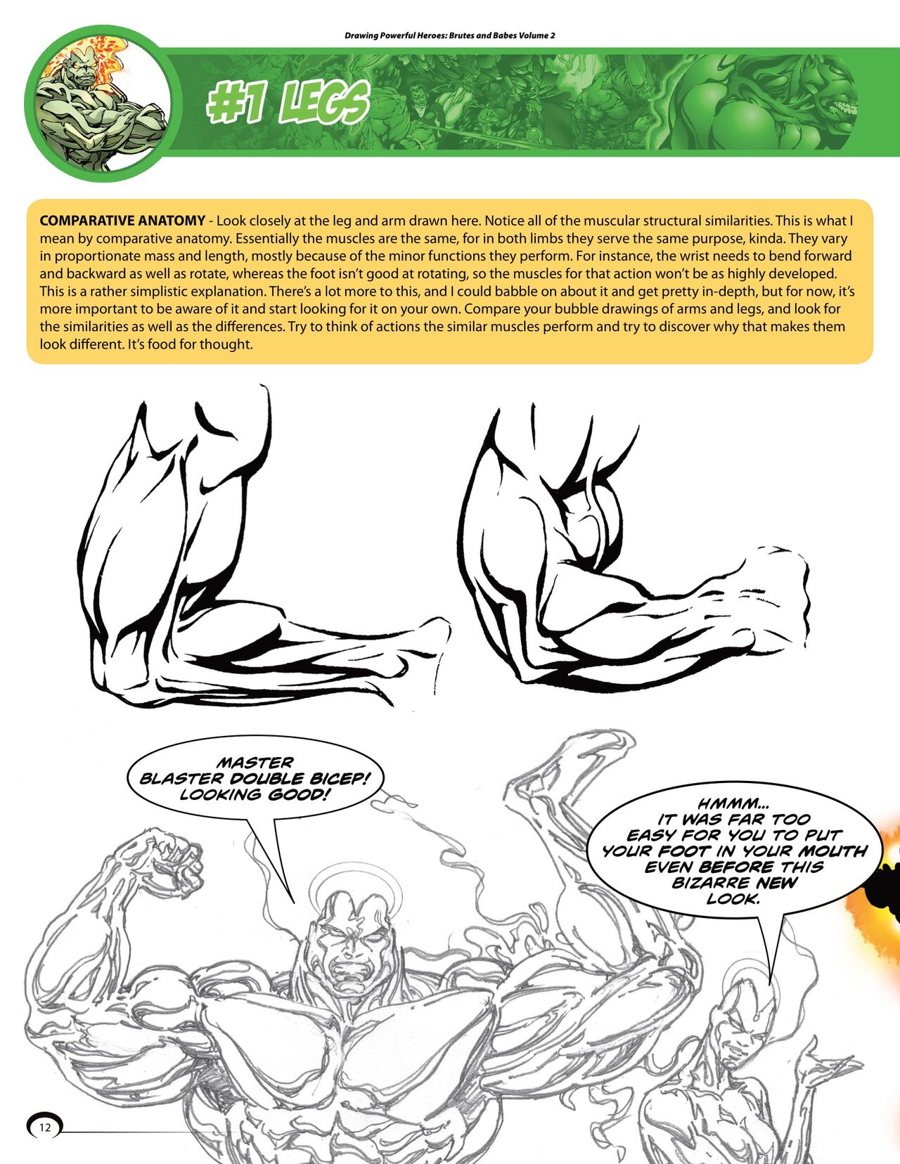 Drawing Powerful Heroes 2 by Bart Sears page 12 full