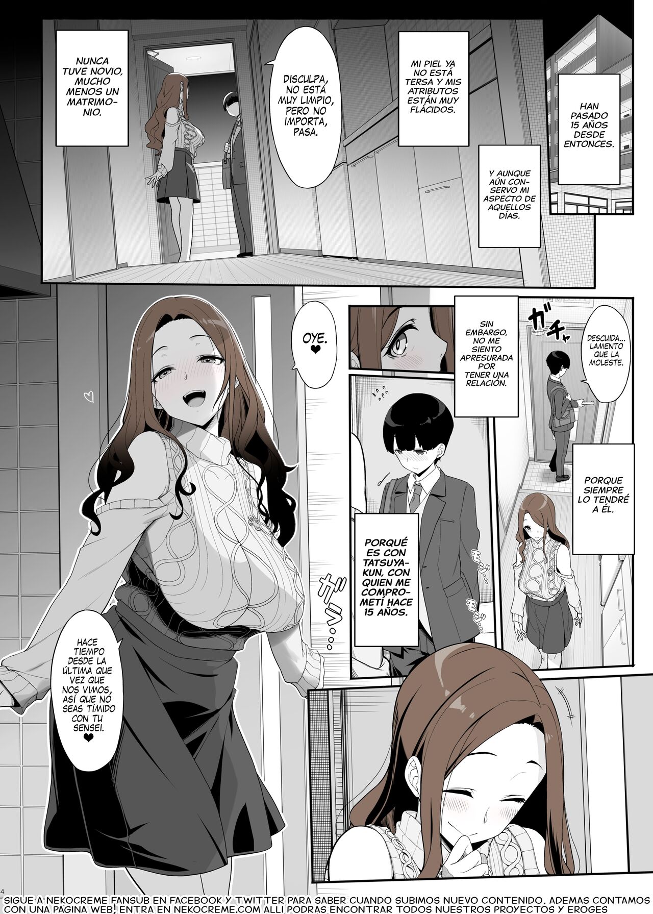 Ichizu na Oneesan to Saikaishitara Dosukebe | Una Historia sobre el Reencuentro con una Exprofesora, que se convirtió en una adicta al Sexo y ahora tiene la idea delirante de Comprometerse page 4 full