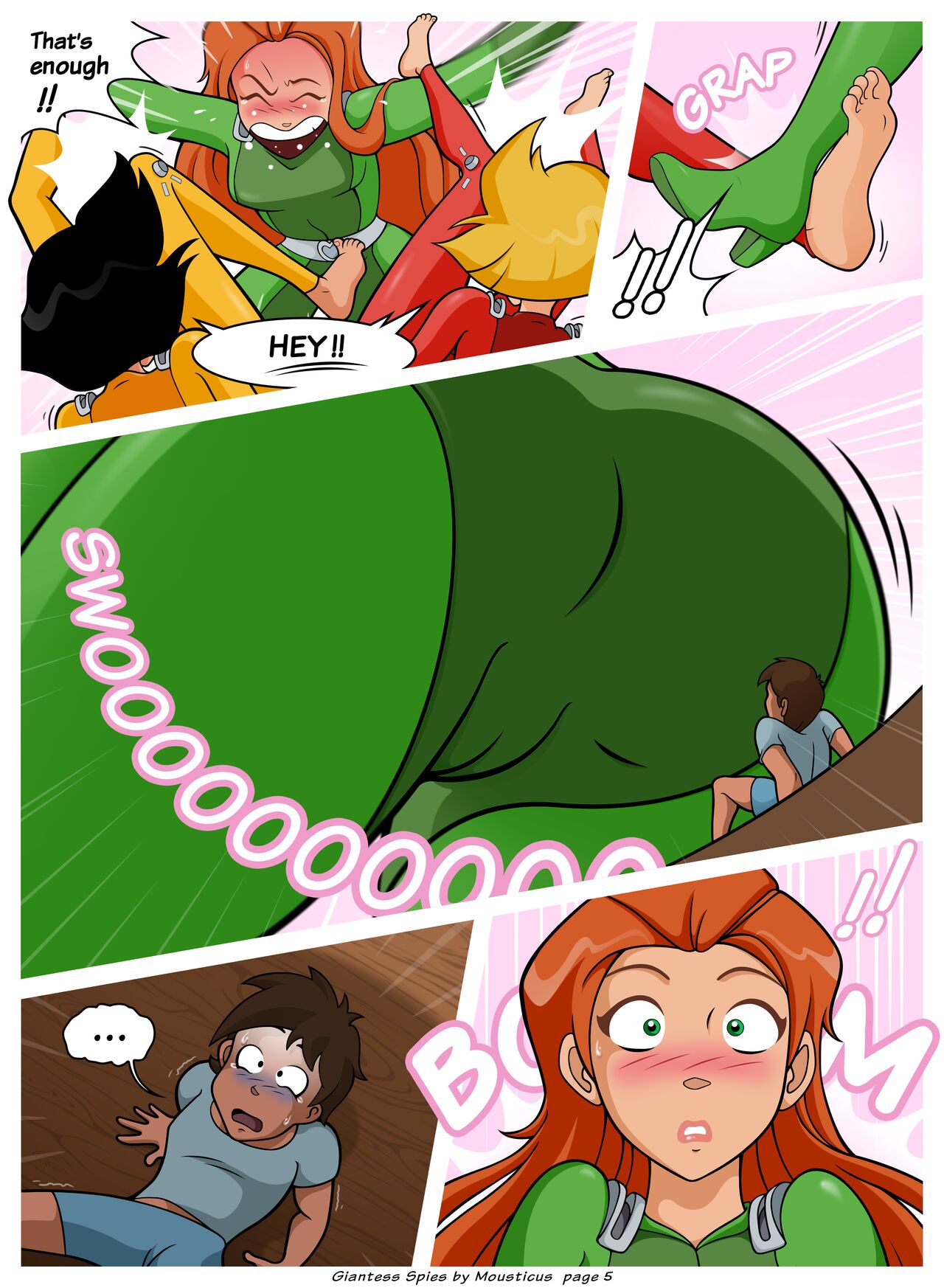 Giantess Spies page 6 full