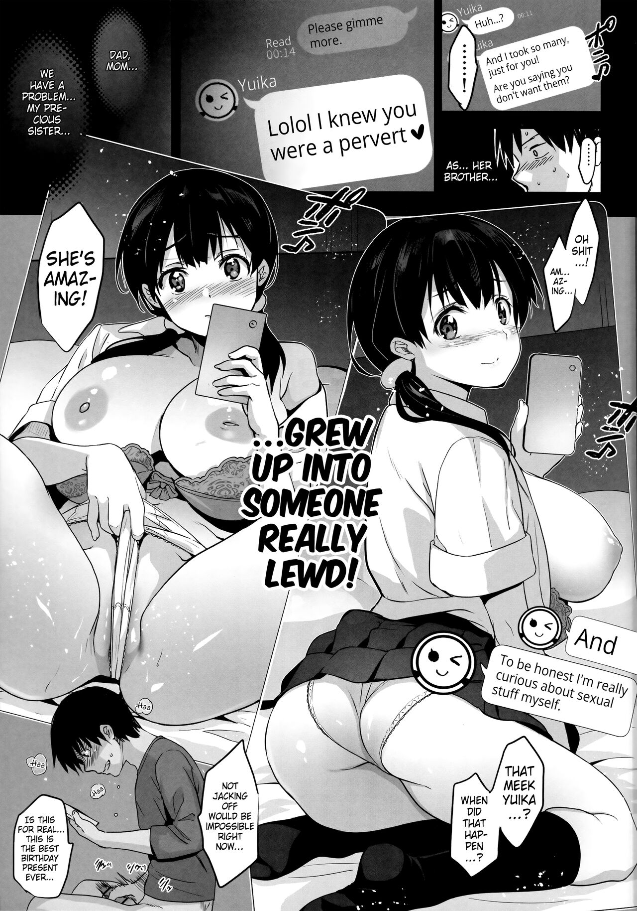 Imouto ga Boku ni Taninboux o Okutte kuru | My Little Sister Is Sending Me Her Videos Of Getting Fucked By Strangers page 12 full