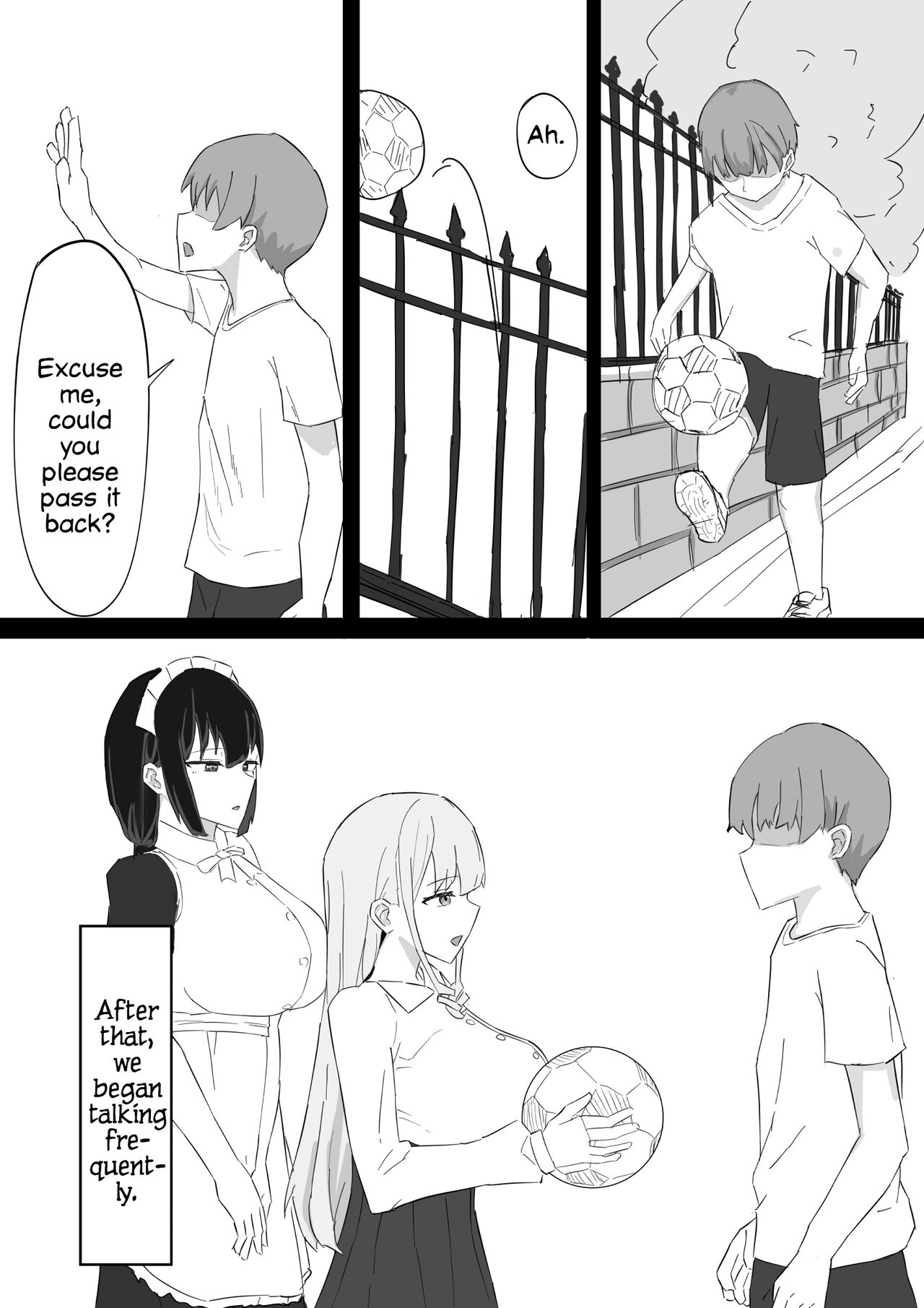 Ojou-sama to Maid o Iinazuke ni Torarete Okobore Ecchi suru Hanashi page 3 full