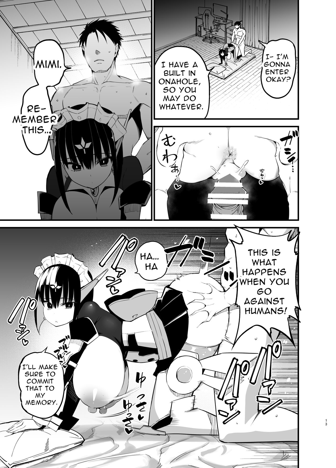 AI ni Shigoto o Torareta Mangaka, Seieki mo Torareru. | Manga Artist Lost Not Only His Job To AI, But Also His Semen page 12 full